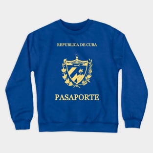 Cuba Passport Crewneck Sweatshirt